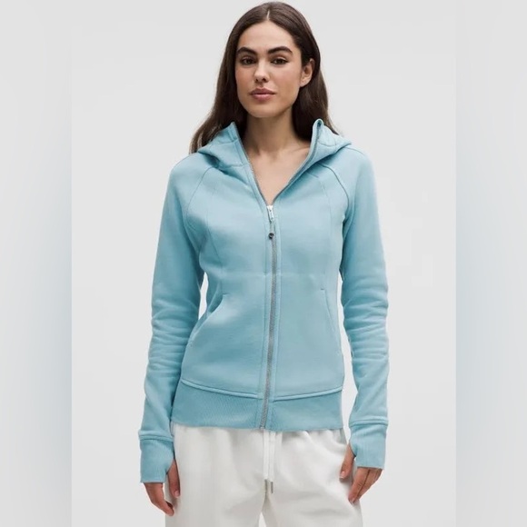 lululemon athletica Tops - Lululemon Scuba Fleece Cotton Jacket Dusty Lavender